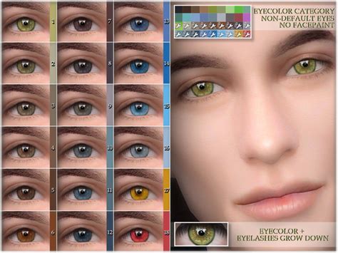 Eye Colors 08 Non Default By Bakalia At Tsr Sims 4 Updates