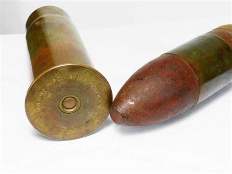 Us Military Inert 37mm Winchester Hotchkiss Round 1891 1142 Us
