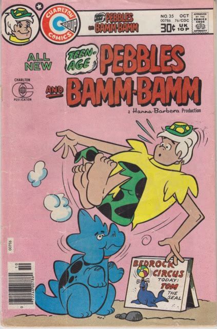 pebbles and bamm bamm charlton comics issue № 35 the flintstones fandom