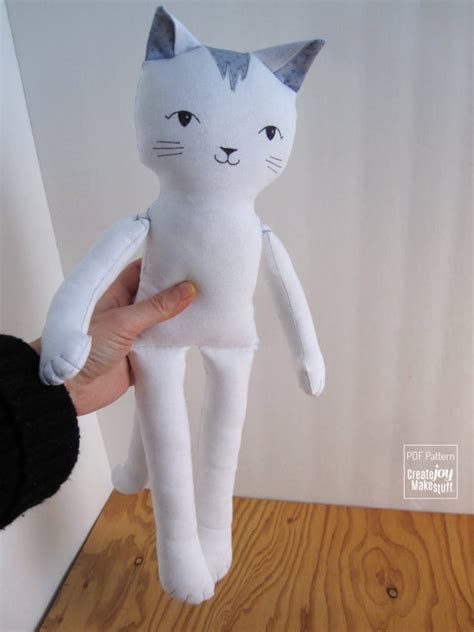 18 Cat Doll Sewing Pattern Rag Doll Pdf Digital Etsy Canada