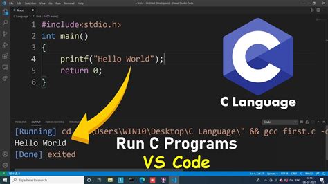 How To Run C Program In Visual Studio Code Install VS Code On Windows