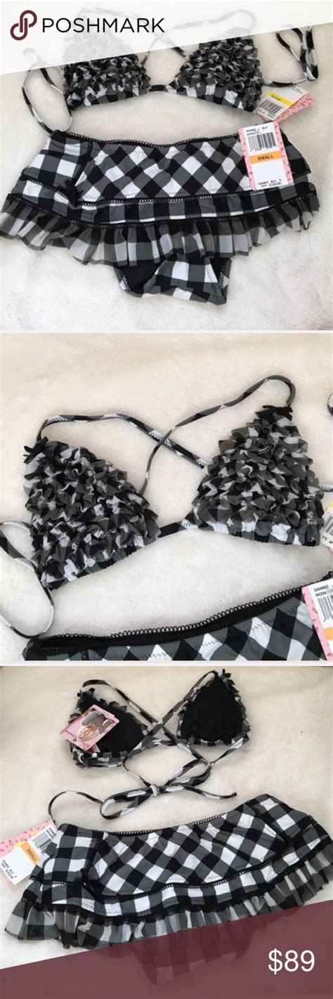 Betsey Johnson Bikini Set Skirt Fashion Fashion Bikinis