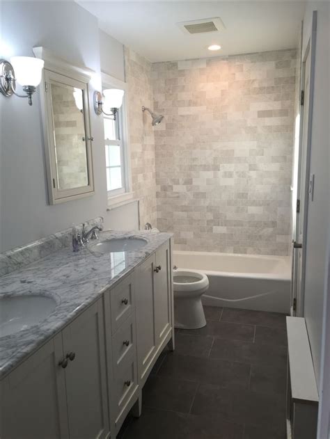 Bright white master bathroom 37. Gray and white master bathroom | White master bathroom ...