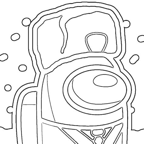 Among Us 9 Coloring Page - Free Printable Coloring Pages for Kids