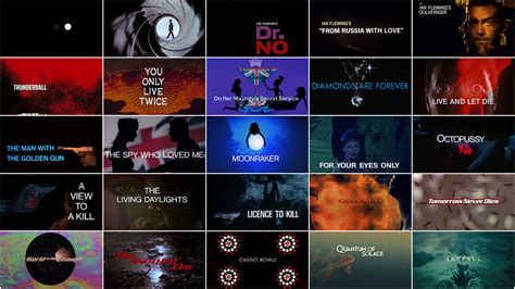 We did not find results for: James Bond: 50 Years of Main Title Design — Art of the Title