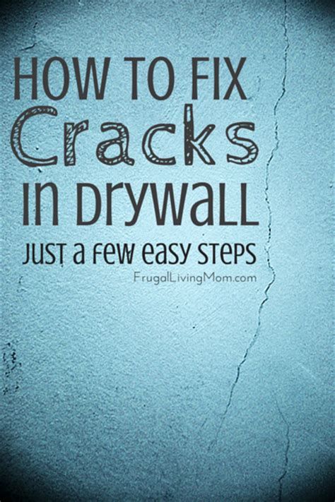 How To Fix Cracks In Drywall In A Few Easy Steps Frugal