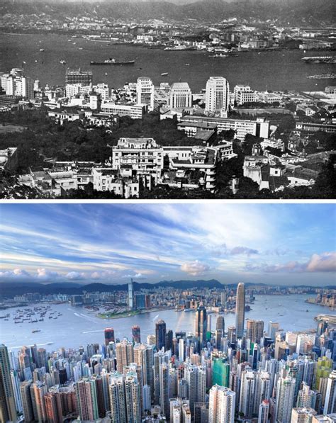 12 Before And After Photos Of How The World Has Changed Over Time