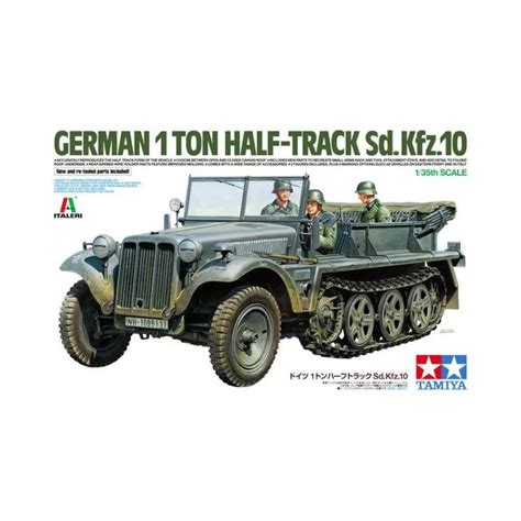 Tamiya 37016 135 German 1 Ton Half Track Sdkfz10