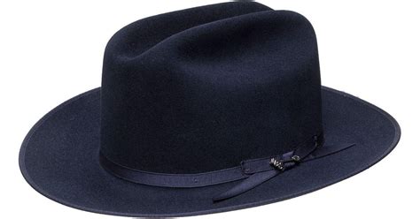 Stetson Open Road Royal Deluxe Hat In Blue For Men Lyst