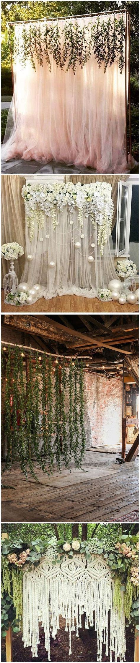 Rustic Weddings 30 Unique And Breathtaking Wedding Backdrop Ideas ️
