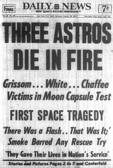 Apollo 1 Explosion Kills All Three Crew Members In 1967 Historical