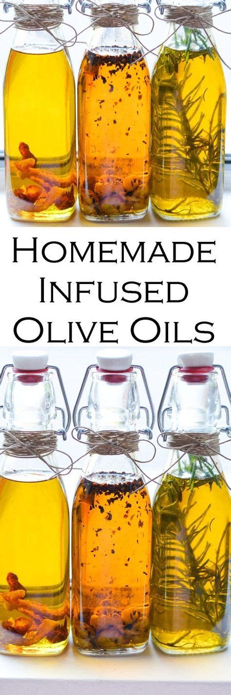 Homemade Infused Olive Oils Recipe Flavored Olive Oil Easy