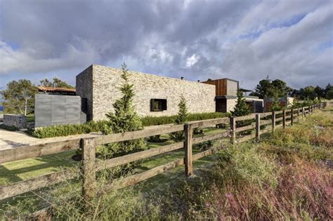 Modern Day Hacienda With Stone Walls
