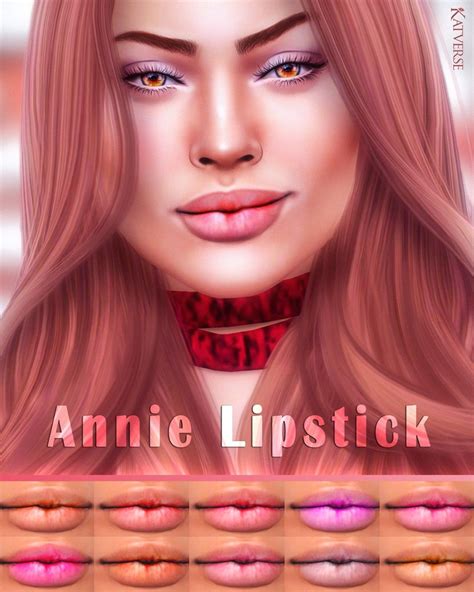 Annie Lipstick The Sims 4 Custom Content Sims 4 Custom Content Sims