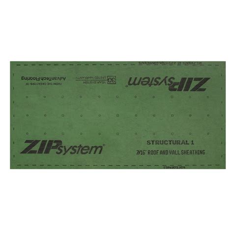 Zip System 716 In X 4 Ft X 8 Ft Osb Sheathing In The Osb Department At