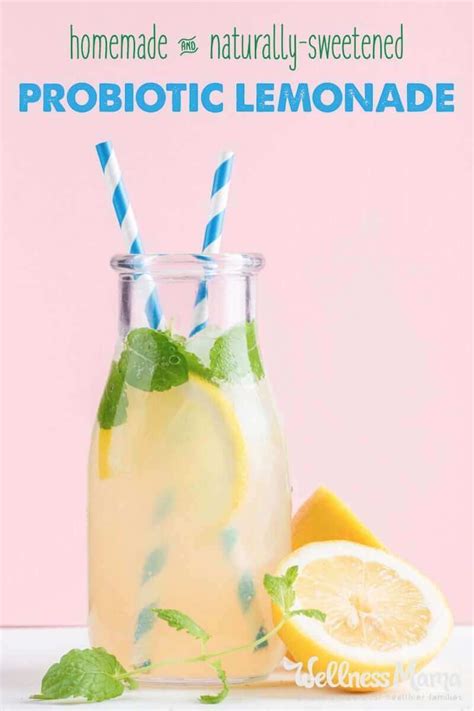 Delicious Probiotic Lemonade Recipe Wellness Mama