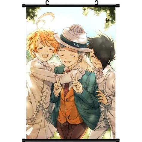 Affiche The Promised Neverland Anime Scroll Poster Affiche De