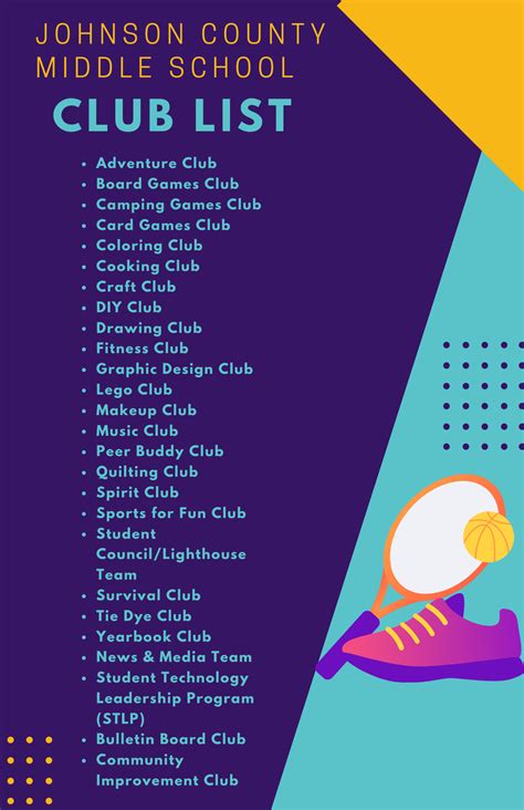 Clubs | Johnson County Middle School