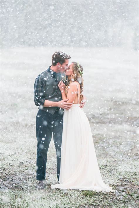Romantic Snowy Ski Resort Wedding In Colorado