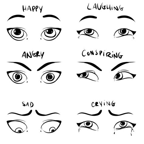 The Best Way To Draw Eye Expressions Step By Step Don Corgi Eye