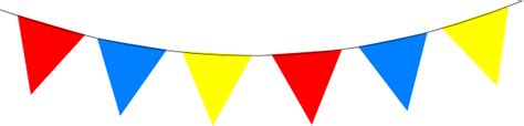 Red Yellow Blue Bunting Clip Art At Vector Clip Art Online