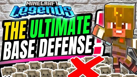 Minecraft Legends Ultimate Pvp Base Build Guide Youtube