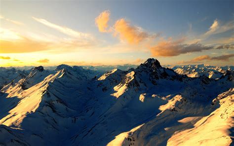 Sunset Mountains Wallpapers 4k Hd Sunset Mountains Backgrounds On