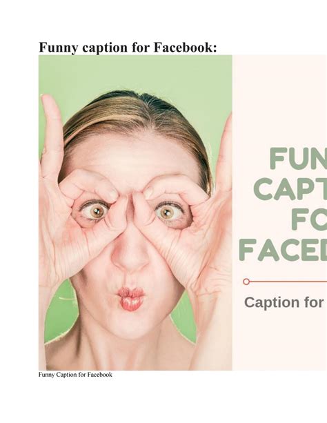 Funny Captions For Facebook