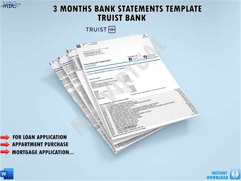 2 Months Truist Bank Statements Mbcvirtual