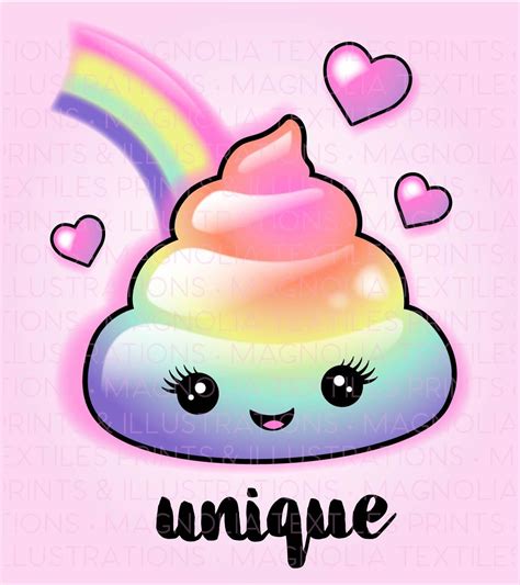 Rainbow Mq Unicorn Emoji Emojis Kawaii Poop Emoji Png Transparent Png