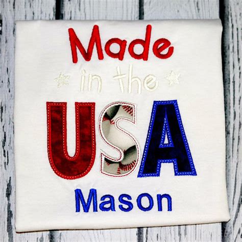 4th Of July Machine Embroidery Designs Made In The Usa Etsy