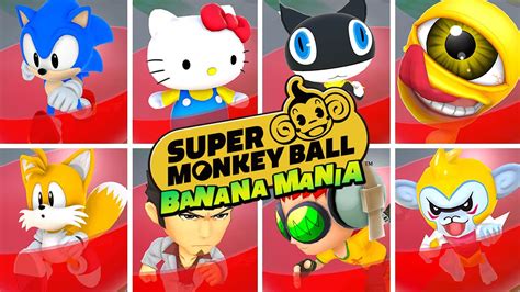 🍌 All Characters In Super Monkey Ball Banana Mania And How To Unlock Them