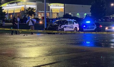 2 Birmingham Officers Motorist Hospitalized After Police Chase Fiery