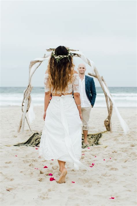 Breathtaking Belongil Beach Wedding Polka Dot Bride