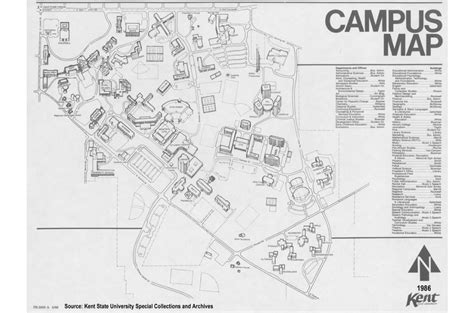 Kent Main Campus Map