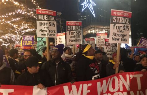 Thousands Of Workers Across The Country On Strike For 15 Minimum Wage