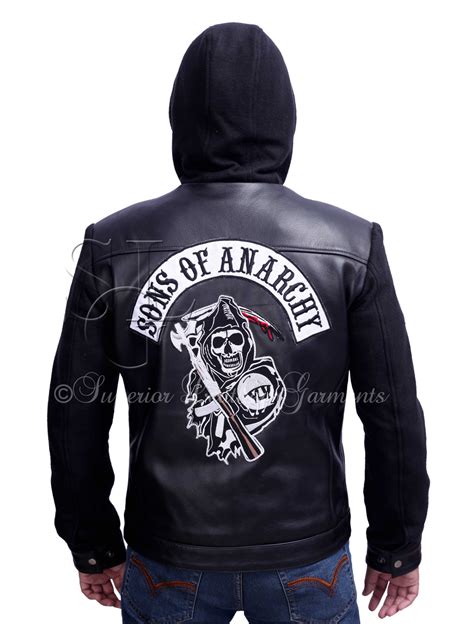 Buy Sons Of The Anarchy Hooded Leather Jacket At Superiors Leather