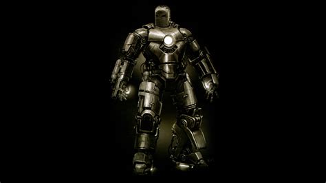 Iron Man Suit Superheroes Mark Marvel Comics Black Background
