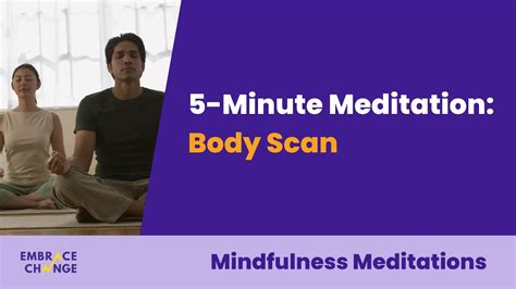 5 minute meditation body scan youtube