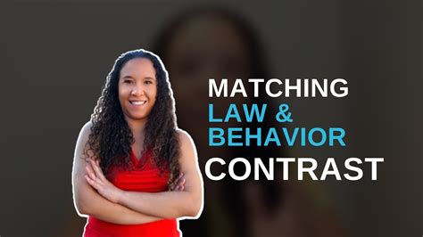 Matching Law V Behavior Contrast Youtube