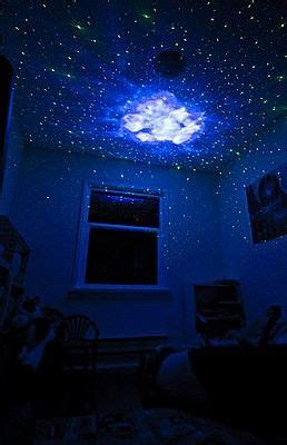 Projector light, kingtoys blue star light projector. Stars on the ceiling, created by the Laser Stars Projector ...