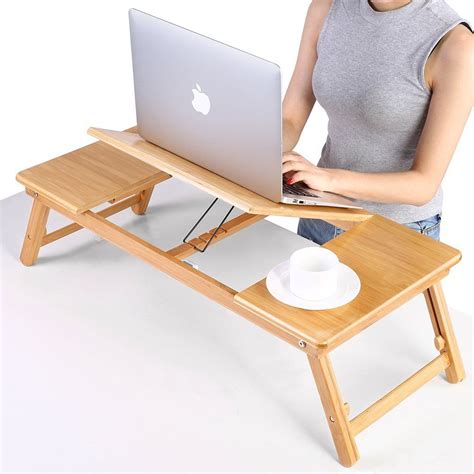 The bed tray always plenty of space for you to surf the net, read or do artist and. Portable Bamboo Foldable Laptop Desk Notebook Adjustable ...