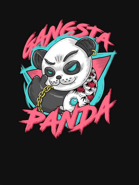 Gangsta Panda T Shirt By Benrey1293 Redbubble Graffiti Characters