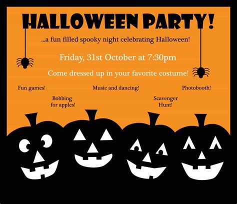 53 Spooky Halloween Party Invitation Wording Ideas And Poems Party Bright