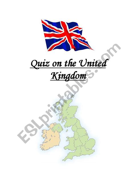 Quiz On The United Kingdom Esl Worksheet By Swell