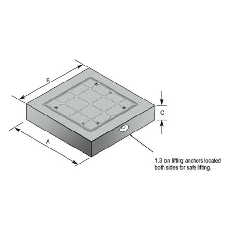 Pit Lid With Cast Iron Infill Cover Civilmart