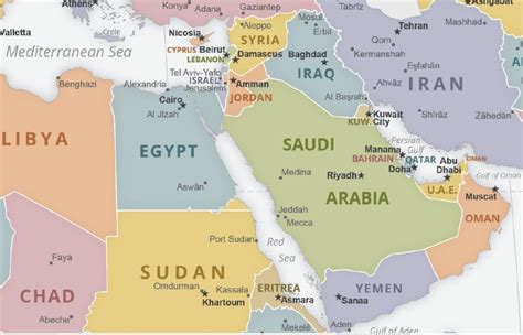 Map Middle East 2020 Get Map Update