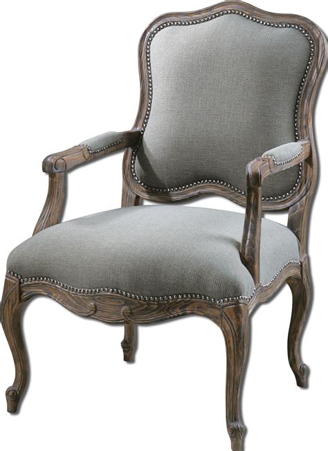 Crafted with a solid and engineered wood frame, it features 100% polyester upholstery in a solid hue and is filled with foam for added comfort. Uttermost Willa Steel Arm Chair & Reviews | Wayfair-745 ...