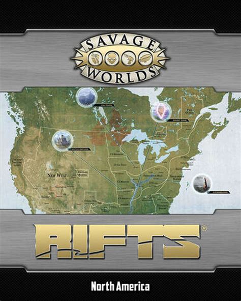 Savage Worlds Rpg Rifts Map North America And Castle Refuge Game Nerdz