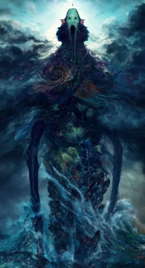 Tsad De Lira Poseidons Wrath Dark Fantasy Art Creature Concept